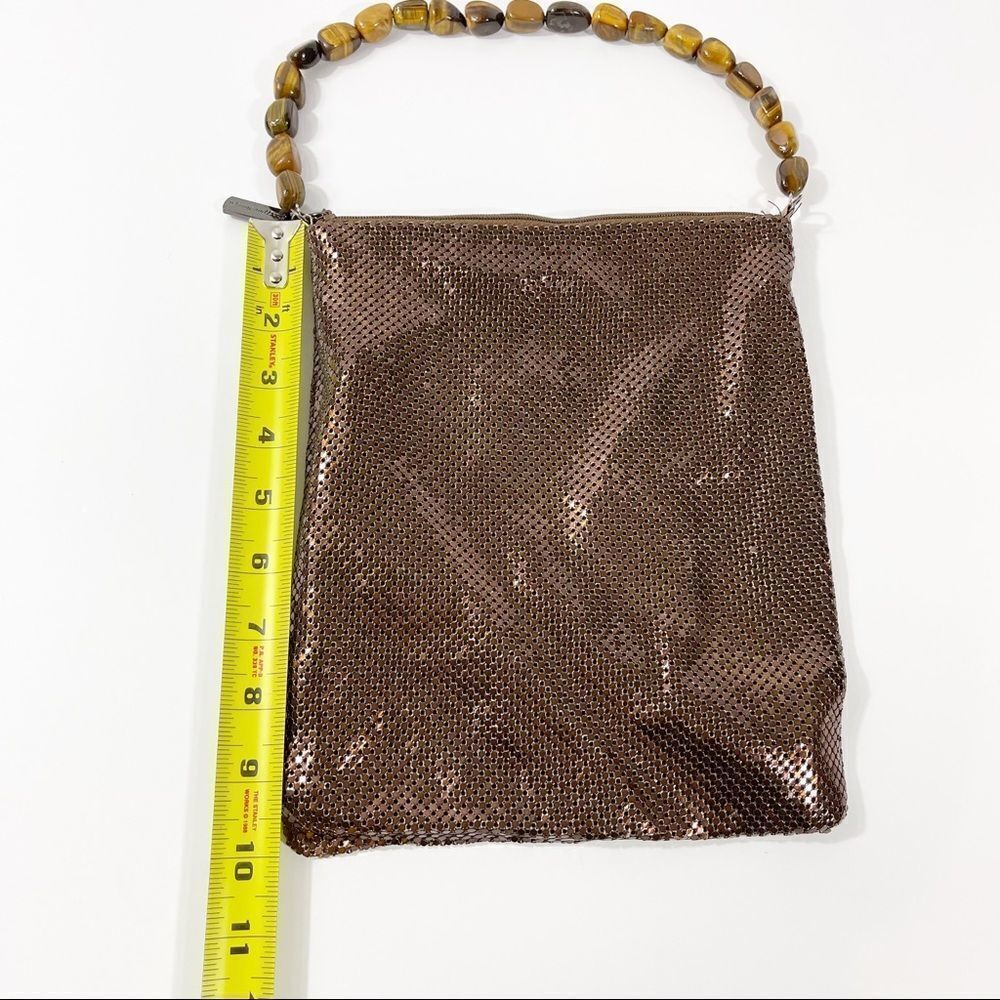 Bronze Whiting & Davis Mesh Bag - Picture 5 of 10
